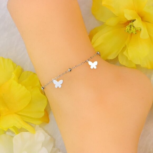 Minimalist Anklet, Sleek & Modern Design, Women’s Fashion, YC110217-A - Picture 9 of 10